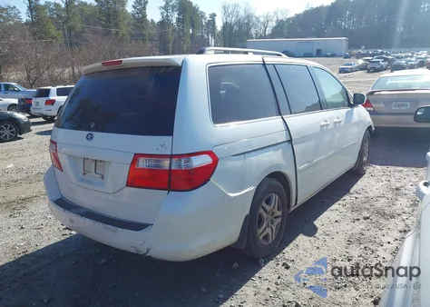 2005 Honda Odyssey Ex-L из США, поврежденный, VIN 5FNRL38745B100094